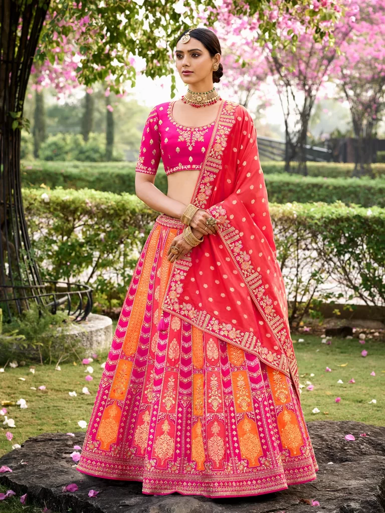 Traditional Embroidered Lehenga Choli