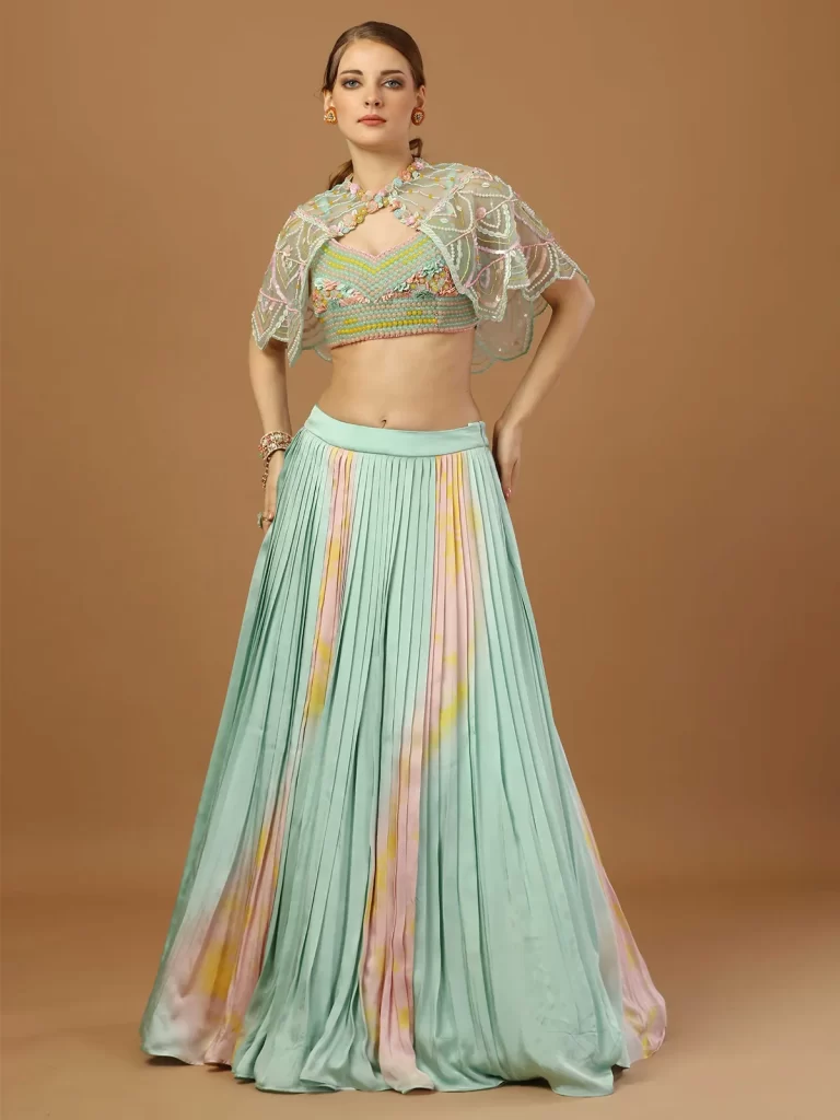 Cape Style Lehenga Choli