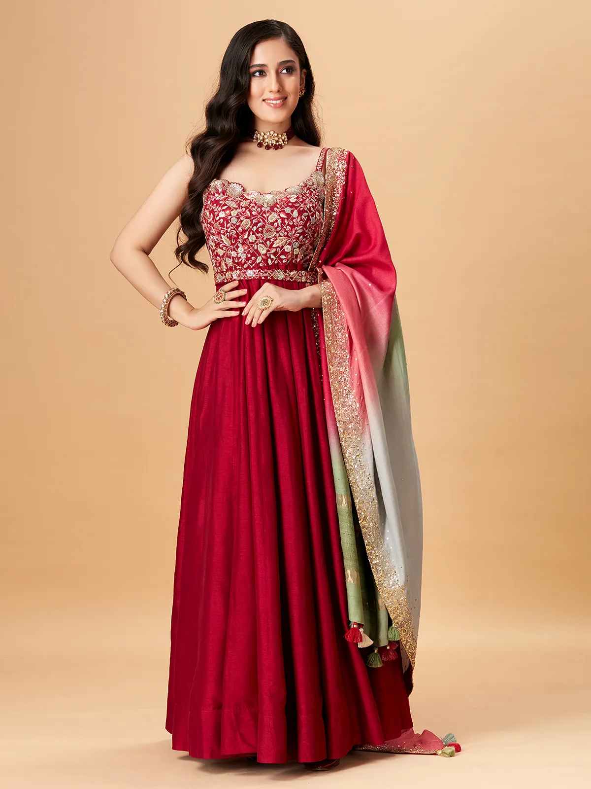 Designer Anarkali Salwar Kameez Styles: Printed Georgette to Organza