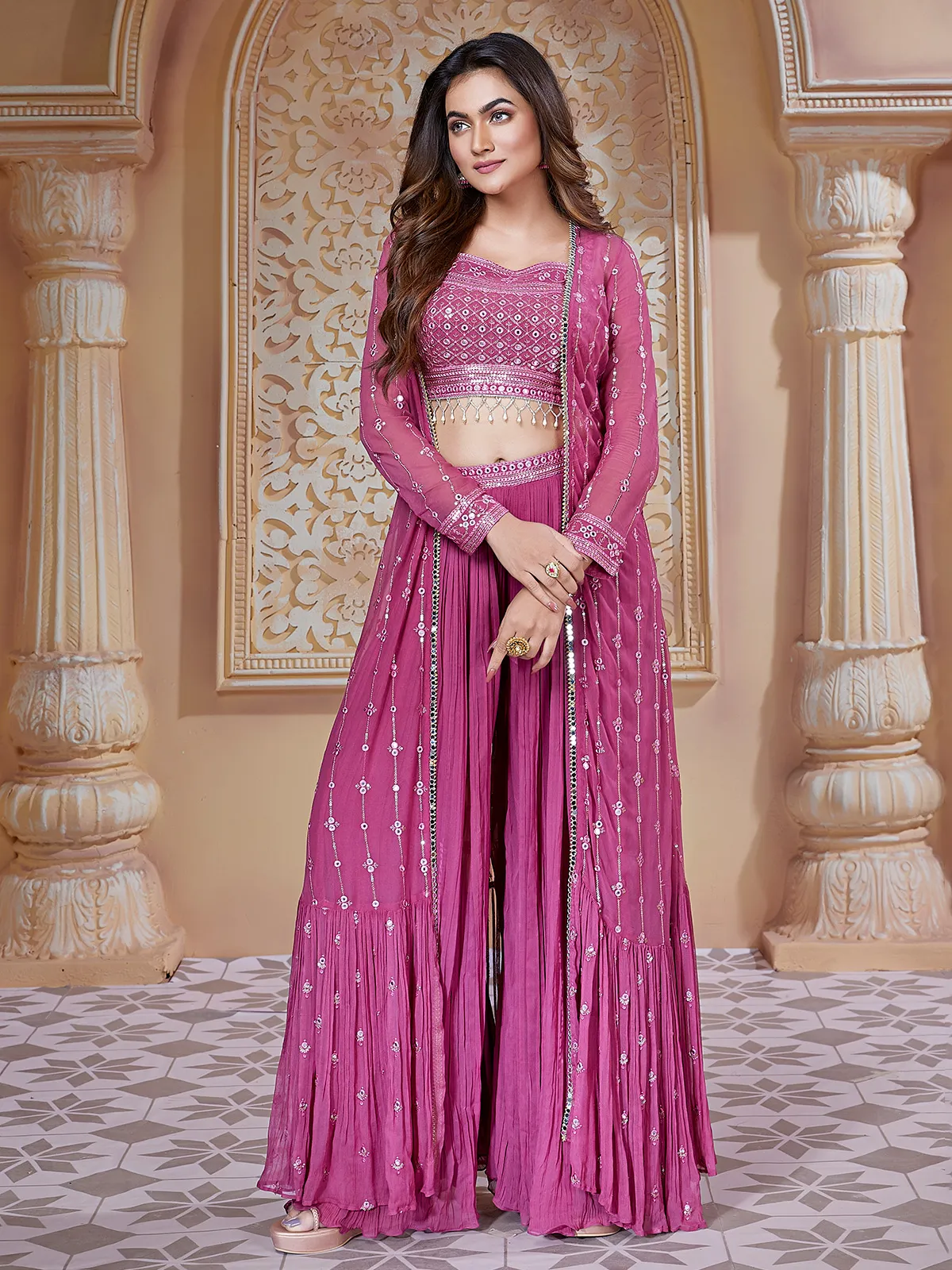 Jacket Style Salwar Kameez