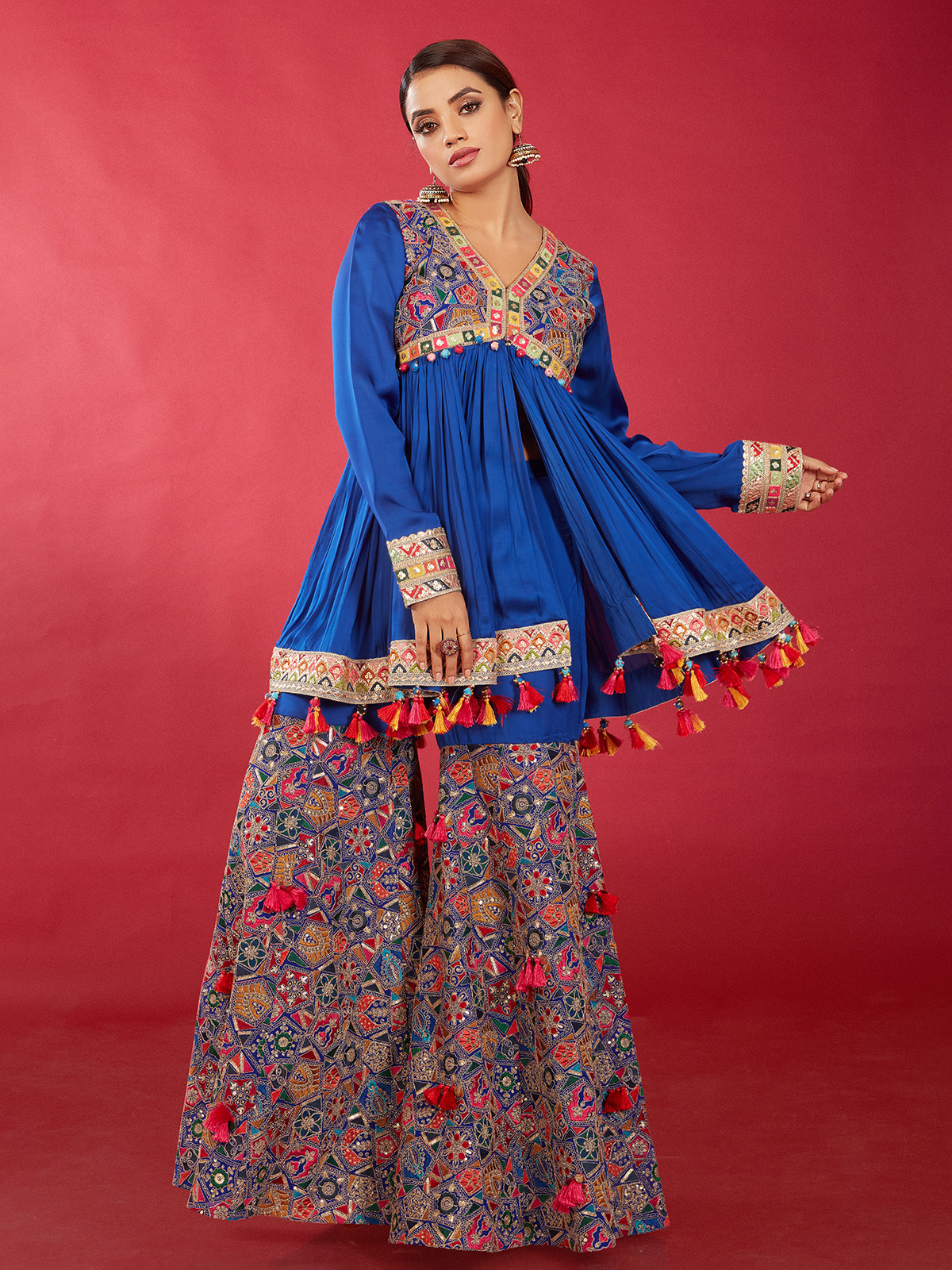 Sharara Style Salwar Suits